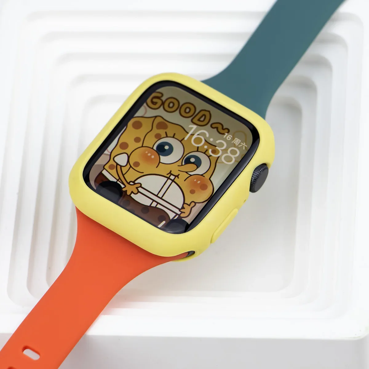 Soft Silicone Sports Strap with Protective Case