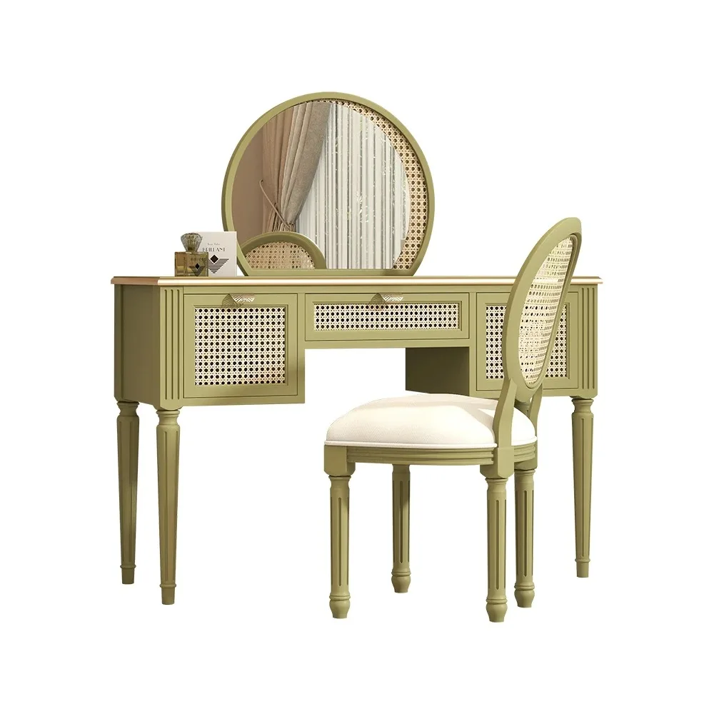 

Расческа из массива дерева, шкаф для хранения, встроенный скандинавский Расширенный макияжный стол, мастер, спальня, вторая спальня, косметический комод