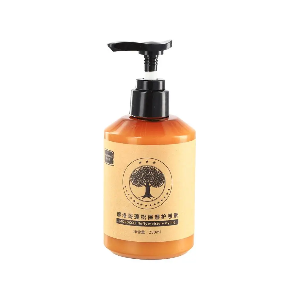 Moroccan Volume Moisturizing Elastic Styling Curly Elast Styling Cream Hair Moisturizing Lasting Hydrating Long Moroccan St N2X6