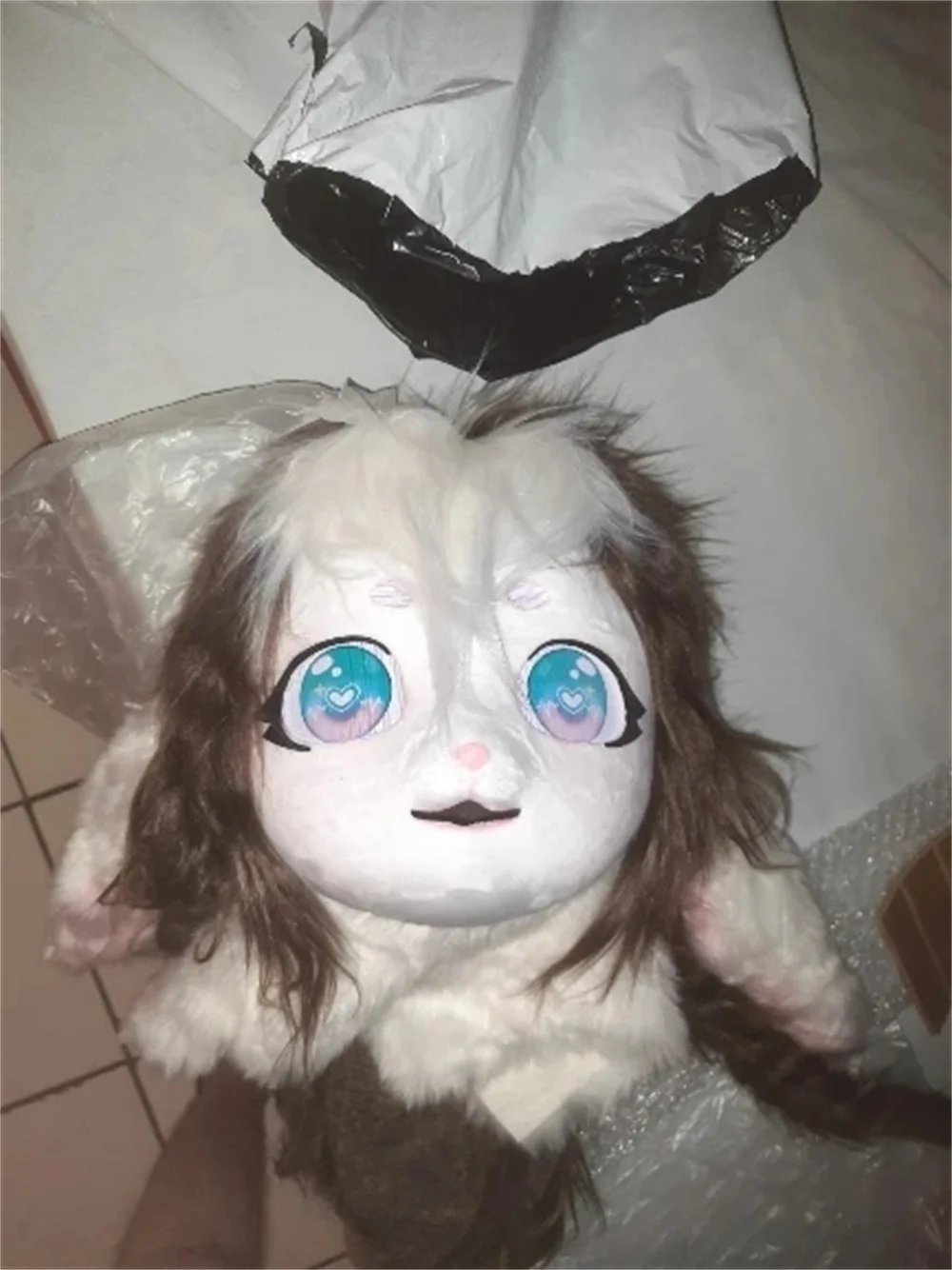 Kig Fursuit Kigurumi Headset Furry Cosplay Costume Animal Loop Ear Rabbit Furry Mask Head Base Paw Comiket Cosplay Costume cosplay costumes
