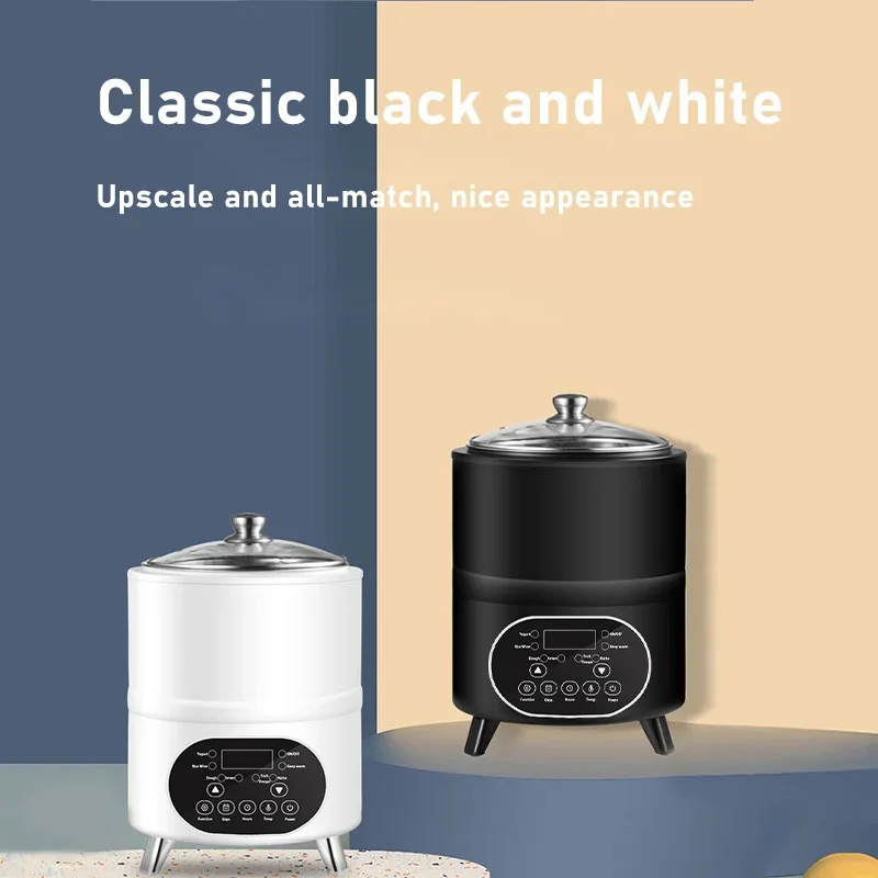 Yogurt Maker With Adjustable Temperature & Time Control-Greek Yogurt Machine With 1 Yoghurt