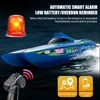 RC Speedboat Toy High Speed Turbo Jet Speedboat 30km/h Brushless Electric Yacht Model Remote Control Racing Speedboat 5