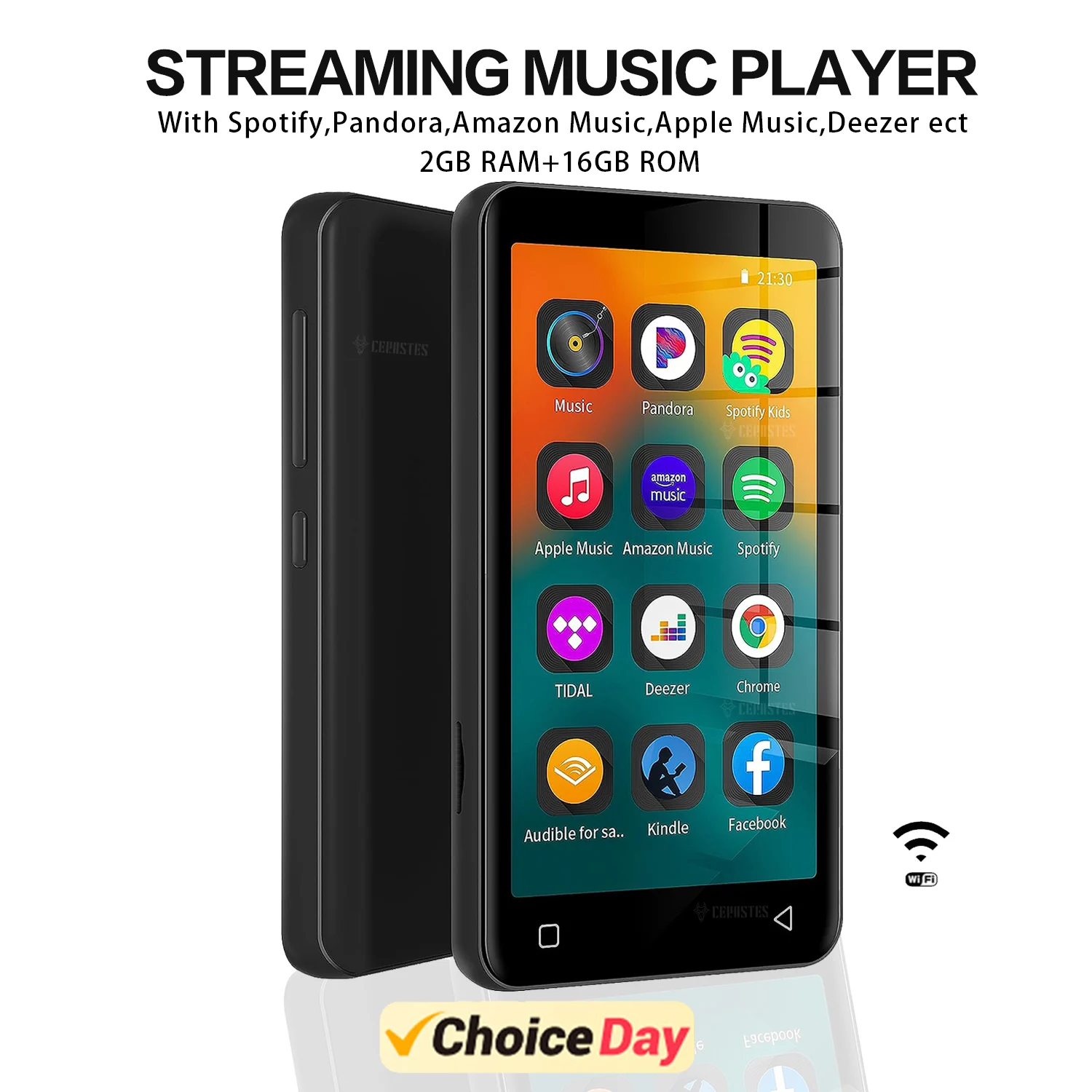 MP4-MP3-Player mit Bluetooth und WLAN, Android-Streaming-Musik-Player  HiFi-Sound Walkman Pure Digital Audio Player mit Lautsprecher - AliExpress