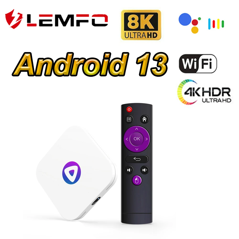 

ТВ-приставка LEMFO H96 MAX M1, Android 13, RK3528 4 Гб ОЗУ 32 Гб 64 Гб ПЗУ 8K 3D Wifi BT голосовой IPTV 2023 PK H96 MAX R3 Tox3 btv 13