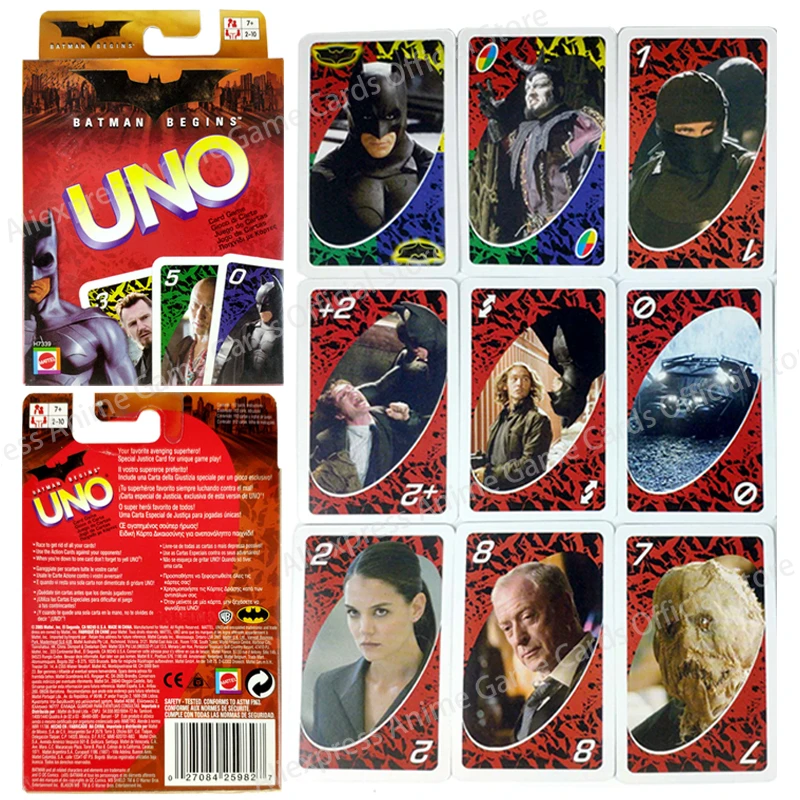 Juegos de mesa de Batman UNO para adultos, cartas de juego de superhéroes,  personajes de la película DC, Bruce Wayne, el Joker, Superman, figura de  Anime, regalos| | - AliExpress