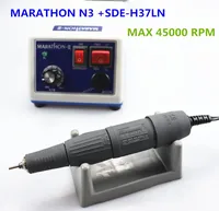 Micromotor Machine MARATHON N3 35k RPM Polishing Handpiece or E type Electric Motor contra angle & straight handpiece 1