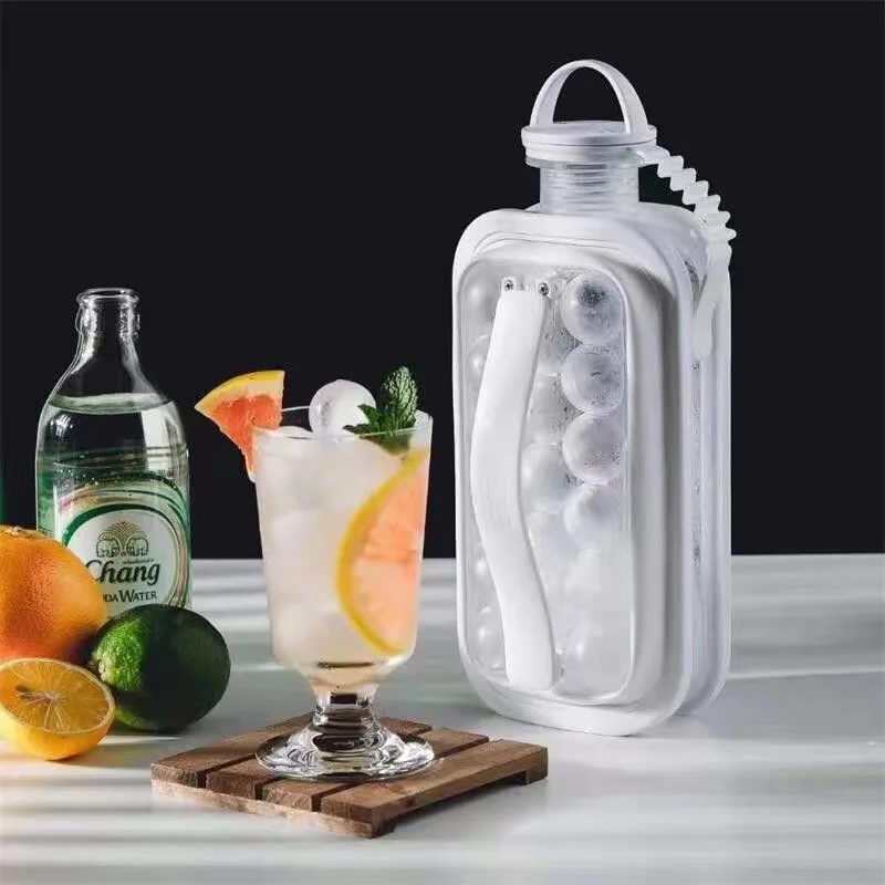 Ice Ball Cold Kettle 2-in-1 Portable Quick Release Summer Gadgets Water  Bottle