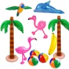 Inflatable Flamingo Toys for Children Inflatable Swimming Pool Float Toy Garden Pool Party  Decor Hawaiian Event Party Supplies 1