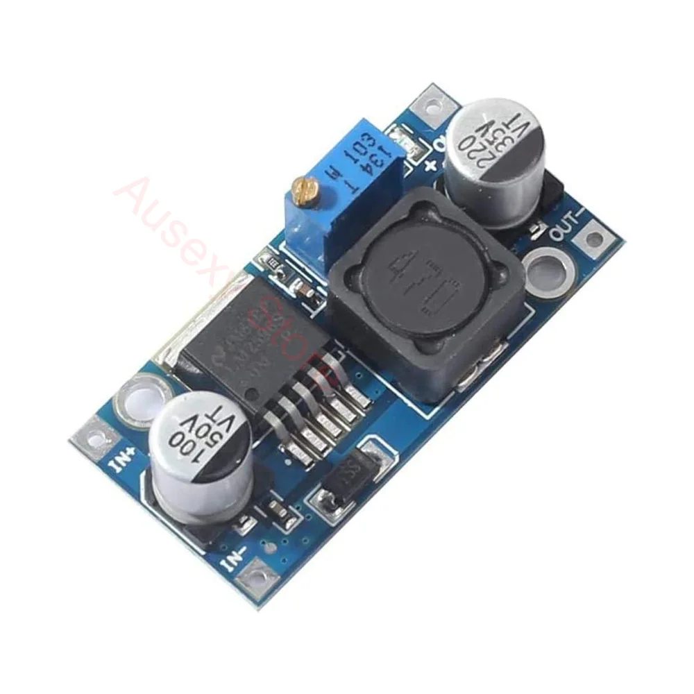 5pcs Dc-dc Lm2596 Adjustable Step-down Power Supply Module Dc To Dc 3a Max Output 1.5V-30V