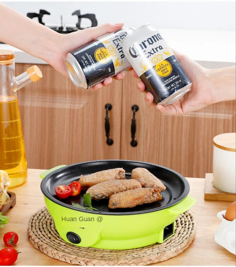 Multifunction Mini Electric Egg Omelette Cooker Eggs Boiler Food Steamer Pancake Fried Steak Non-stick Frying Pan