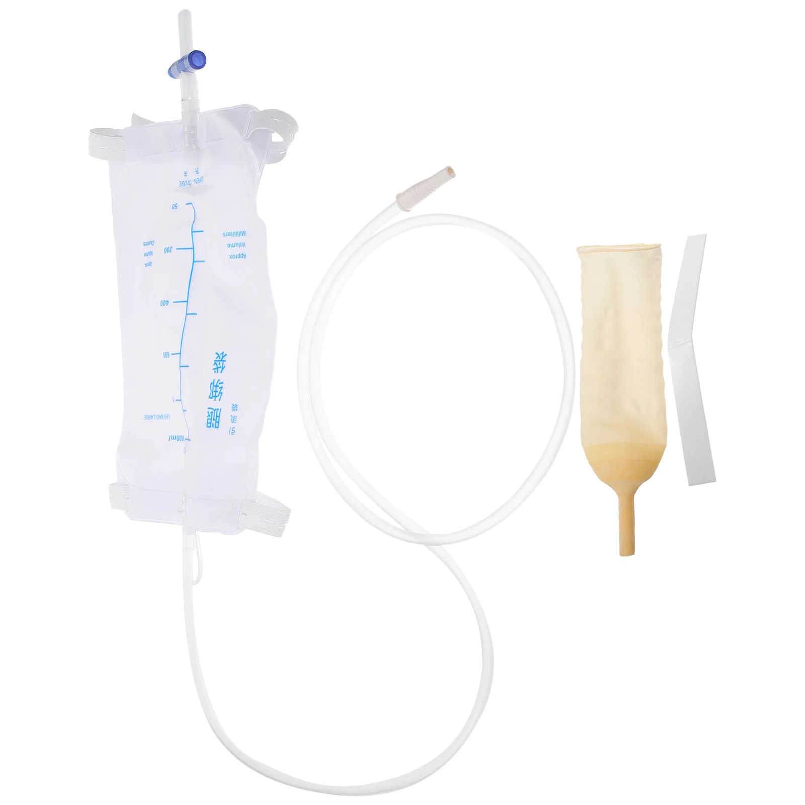 1 Set of Leg Bag Urine Drainage Bag Disposable Drainage Postoperation Supply