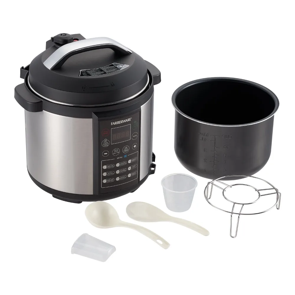 Farberware 6 Quart Programmable Digital Pressure Cooker Lazy