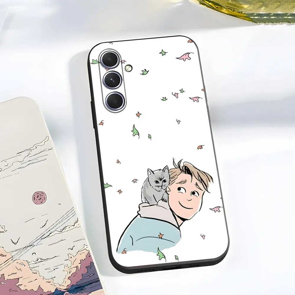 Heartstoppers Nick & Nelson Black Soft Shell Phone Case