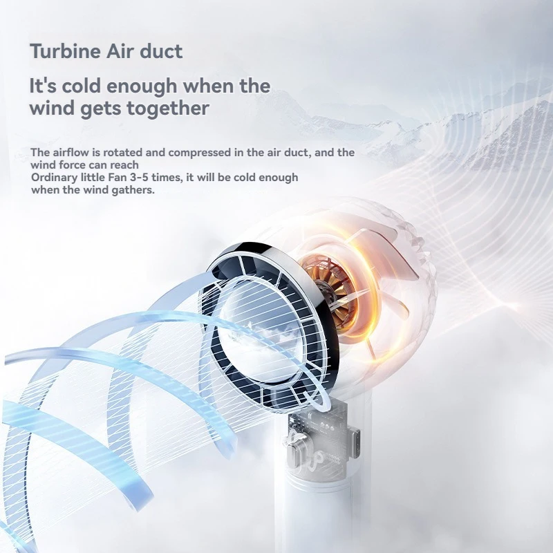 휴대용 조용한 학생 사무실 휴대용 선풍기 미니 선풍기 에어 쿨러, USB 충전, 전기 선풍기 18650 배터리 팬, 터보 선풍기 캠핑