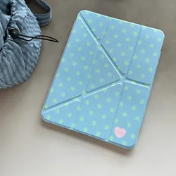 Full Screen of Stars Tablet Case with Pencil Holder - Pro12.9 2021 2022 (Blue)