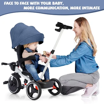 6-in-1 Folding Baby Tricycle 3