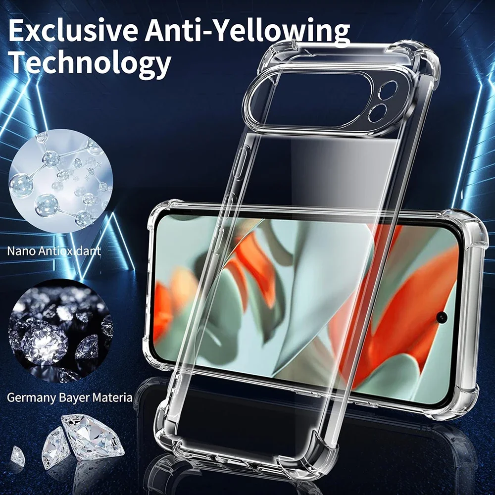Transparent Shockproof Silicone Case with Airbag Bumper Protection