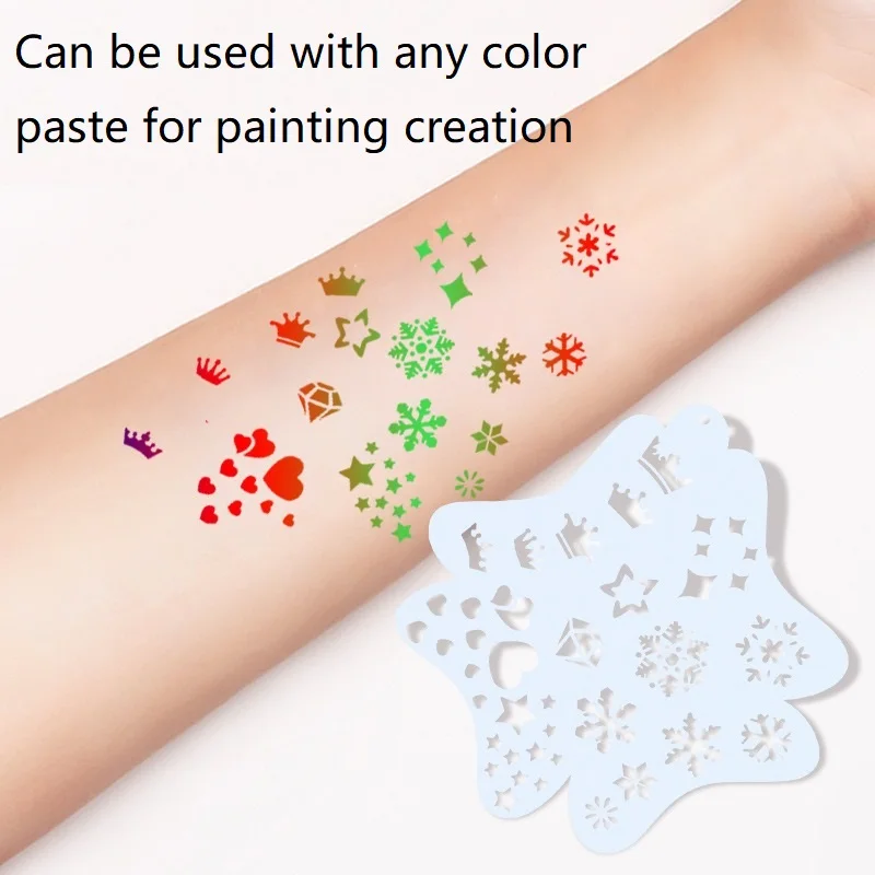 Face Painting Stencil Templates To Draw Children Stencils for Drawing Template Make-up Stencils for Facial Makeup 8PCS