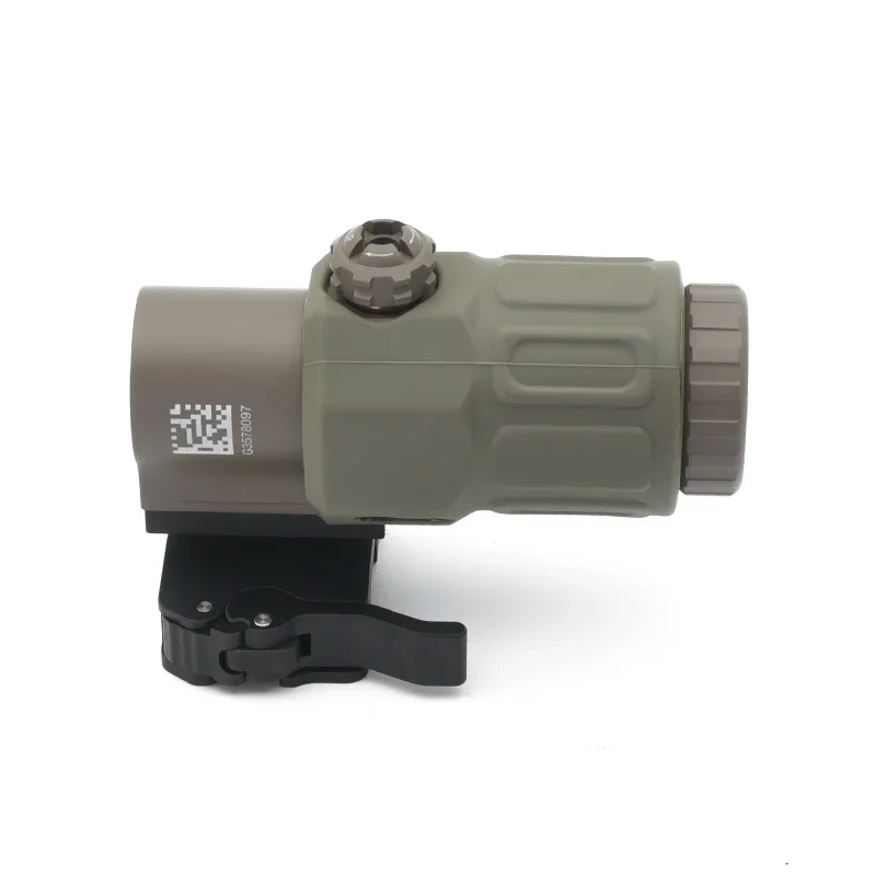558 Red Dot G33 3X Magnifier Airsoft with Switch to Side Quick Detachable QD Mount Hunting Sight Fast Aiming Precise Shooting