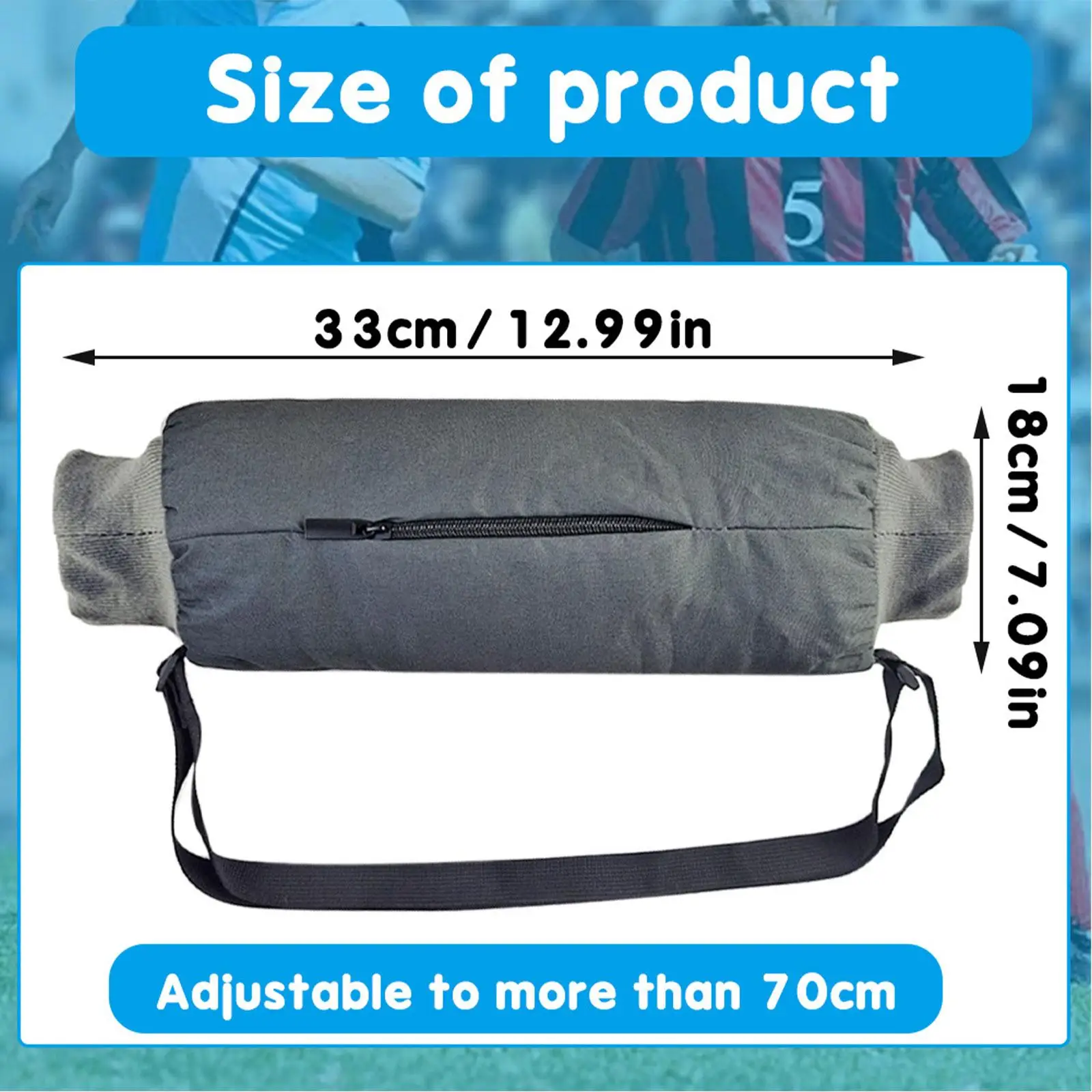 조절 가능한 스트랩이 있는 손난로 파우치 배낭여행 야구 성인 캠핑 스포츠를 위..