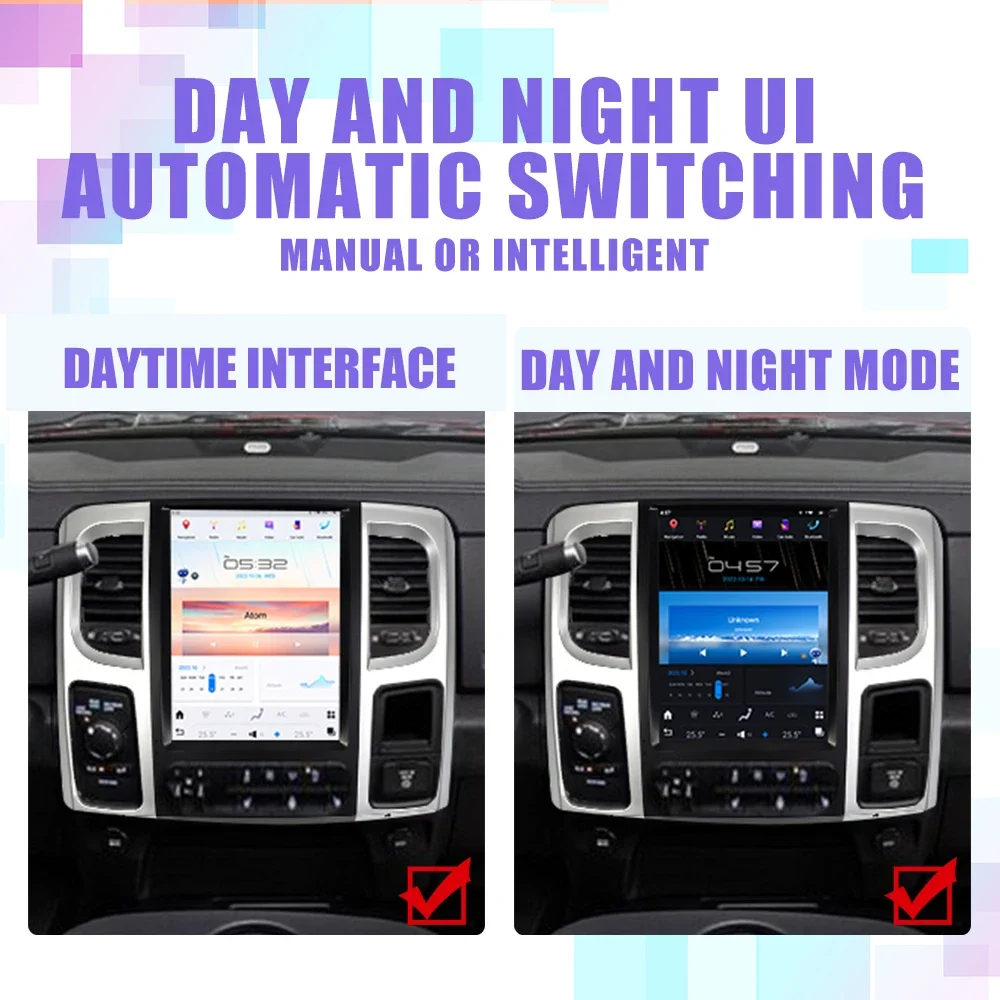 

12.1 Inch Android 11 Car Audio For Dodge RAM 2013 2014 - 2018 Car Radio GPS Multimedia DVD Player Tesla GPS Navigation Head Unit