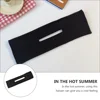 3 Pcs Headband Twisting Bowknot Hair Curler Tool Accessories Crimper Bun Maker Black Hairbands Fashion Wrap Fabric 2