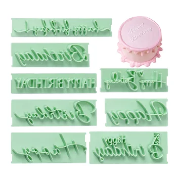 Best Wishes Letter Stamp Cutter Set 1