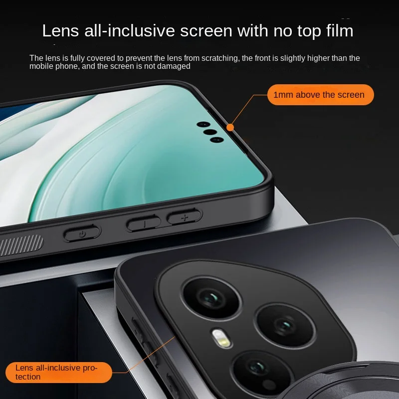 Premium Hard Matte Protective Case with 360° Rotating Stand