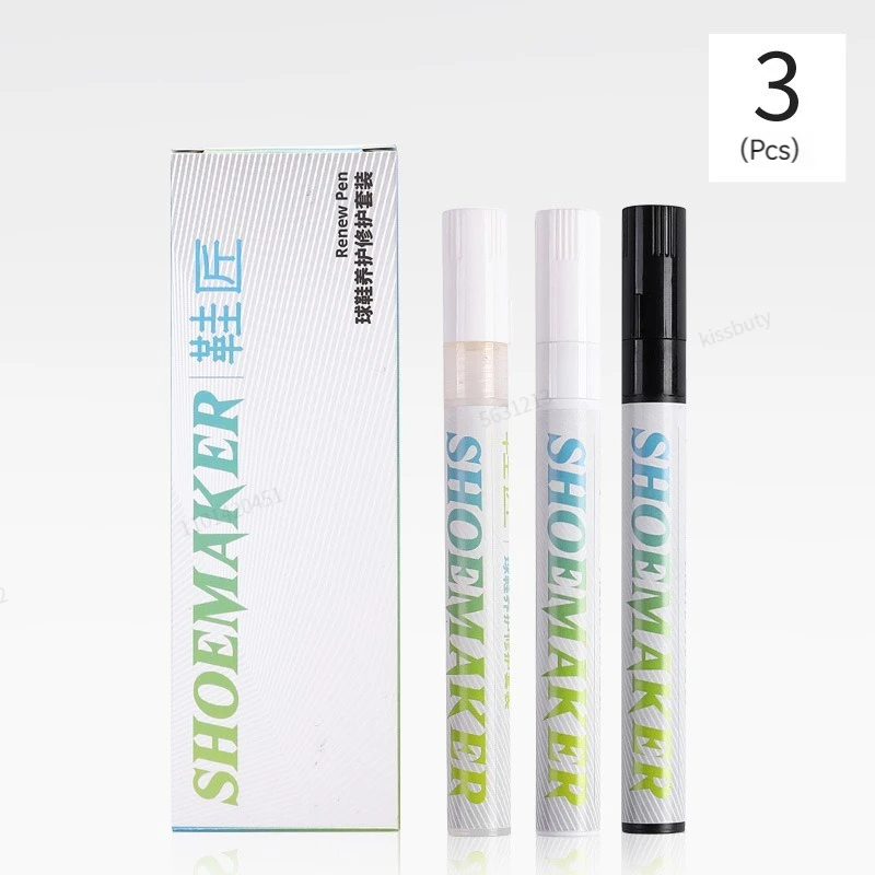 Whitening Shoes Stains Removal Waterproof Sneakers Anti-Oxidation Pen Repair Complementary Color White Go Yellow Shoe Cleaning shoe whitening pen