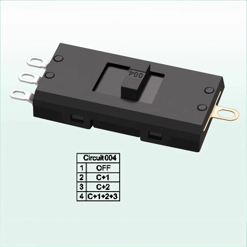 XN-14 Toggle switch 10A250V hair dryer electric cooker Electric wok motor switch four feet four gears