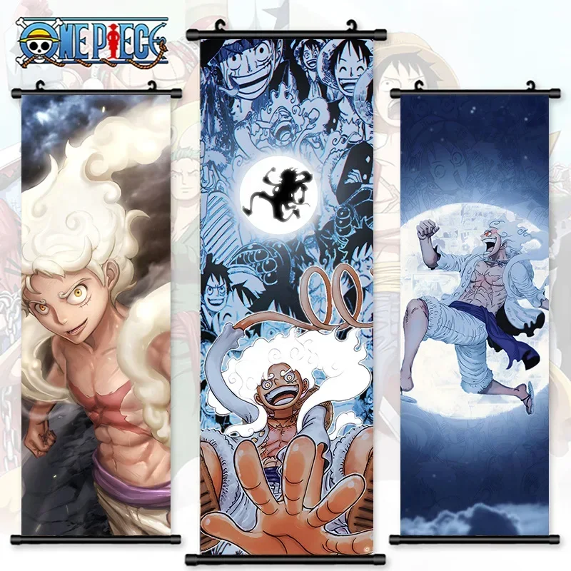 

One Piece Poster Anime Peripherals HD Two-dimensional Hanging Painting Nami Luffy Gear 5 Roronoa Zoro Room Gift Collection Toys