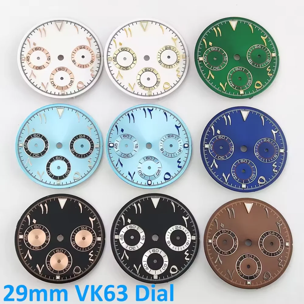 35mm Customizable Watch Dial with Laser Printed Logo - Premium DIY Watch Accessory