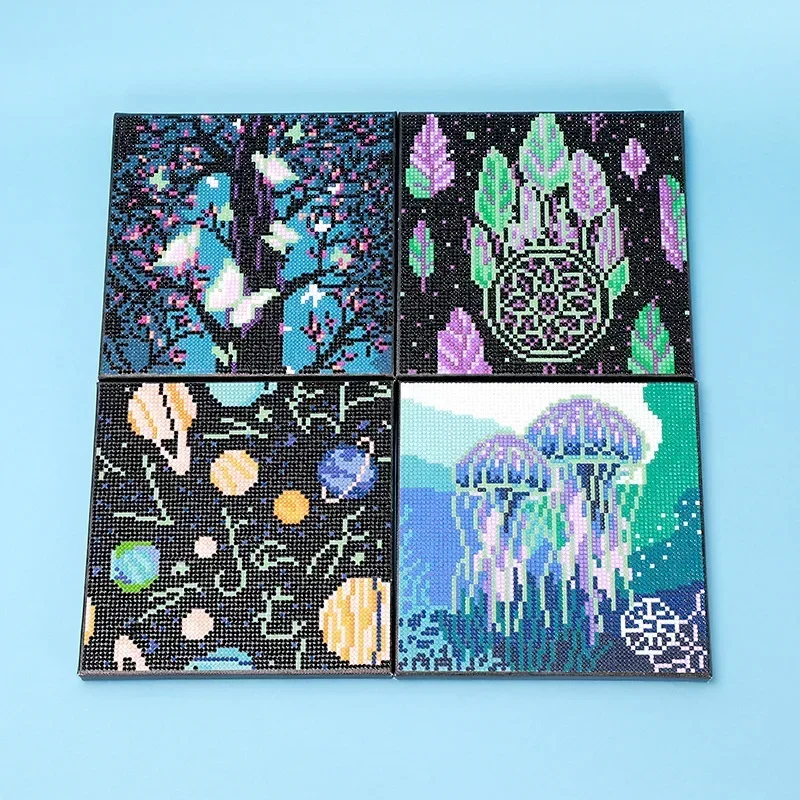

20935-STB- Diy landscape figures and animals hand-painted digital oil painting set