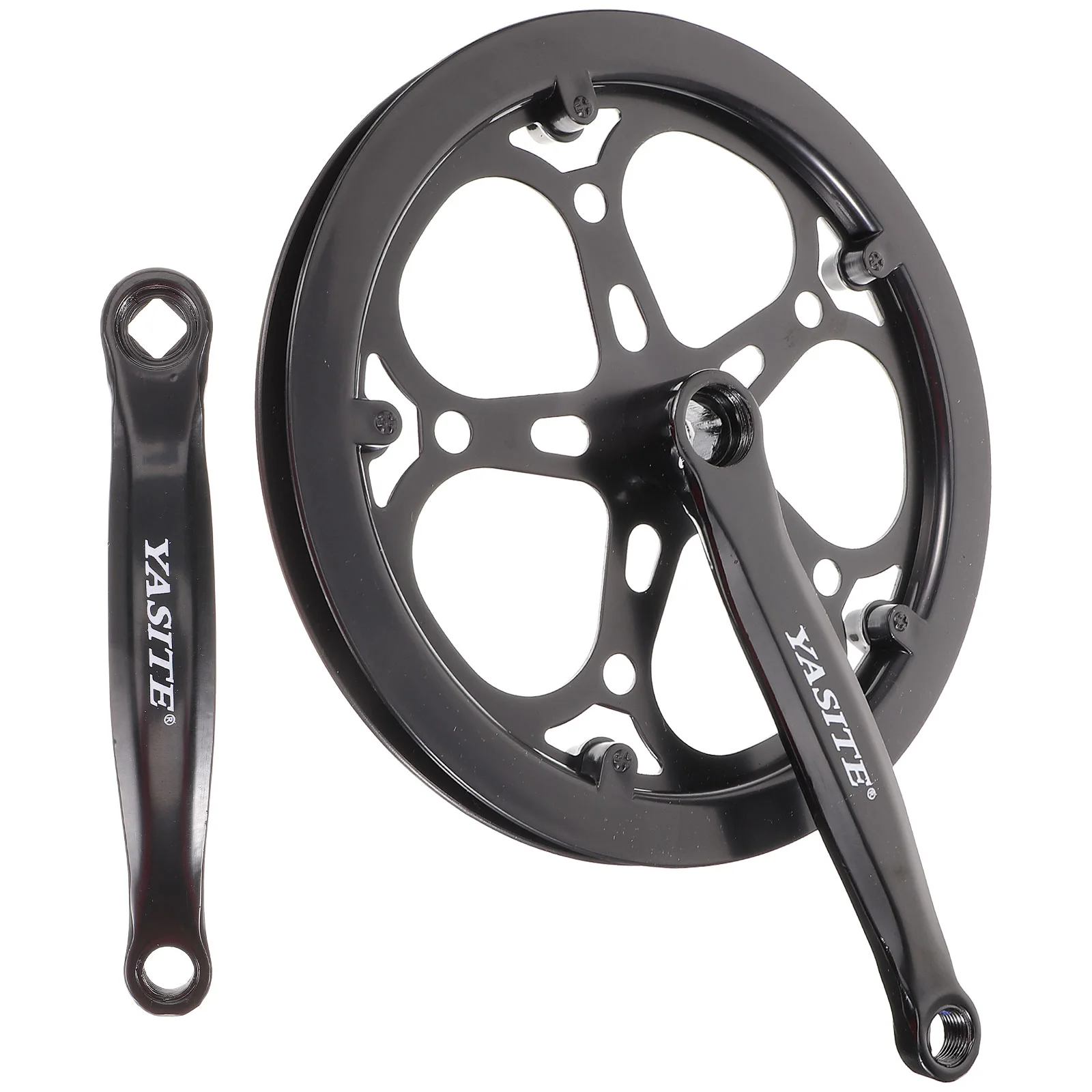 

Bicycle Crankset for Single Speeds Bike Accessories Sprocket Chain Wheel With Hand Replacement Hollow Ring Metal Gear