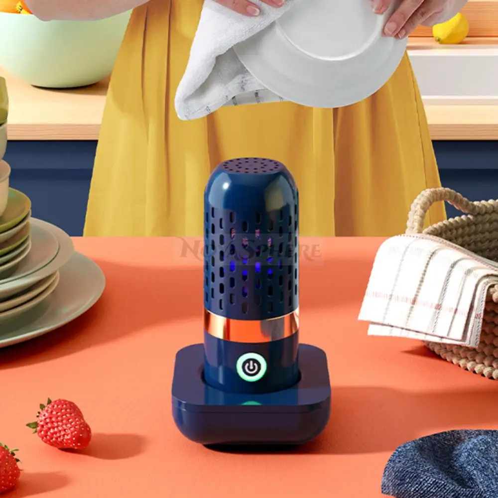 Portable Automatic Vegetable Cleaning Machine Wireless Fruit Food Washing Cleaner Waterproof Sterilization Purifier Kitchen Tool