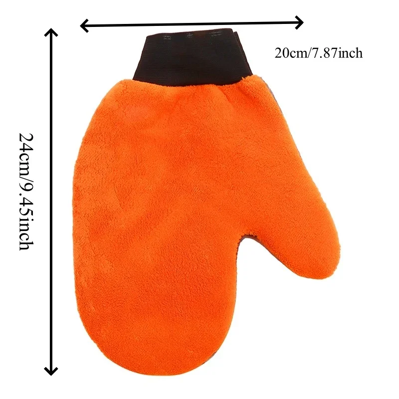Useful Car Auto Cleaning Glove Towels Motorcycle Soft Washer Brush Care Wash Tool