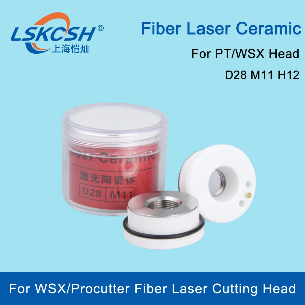 

LSKCSH 10Pcs/Lot Laser Ceramic 28/32mm WSX/Raytools PT Ceramic KT B2 CON P0571-1051-00001 Nozzle Holder For Laser Cutting Head
