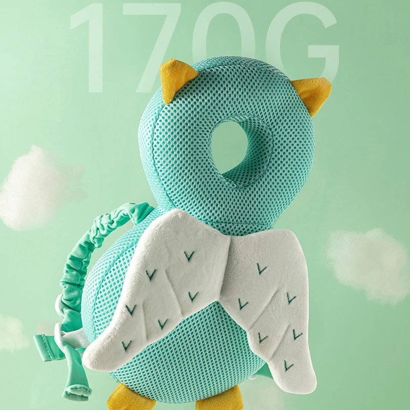 Toddler Baby Head Protector Safety Pad Cushion Backrest Prevention Angel Bee Cartoon Safety Pillow 5