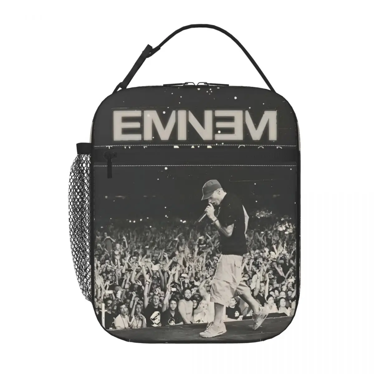 Thermal Insulated Lunch Bag for School Portable Bento Box Cooler Thermal Lunch Boxes Eminem Slim Shady Music Rap