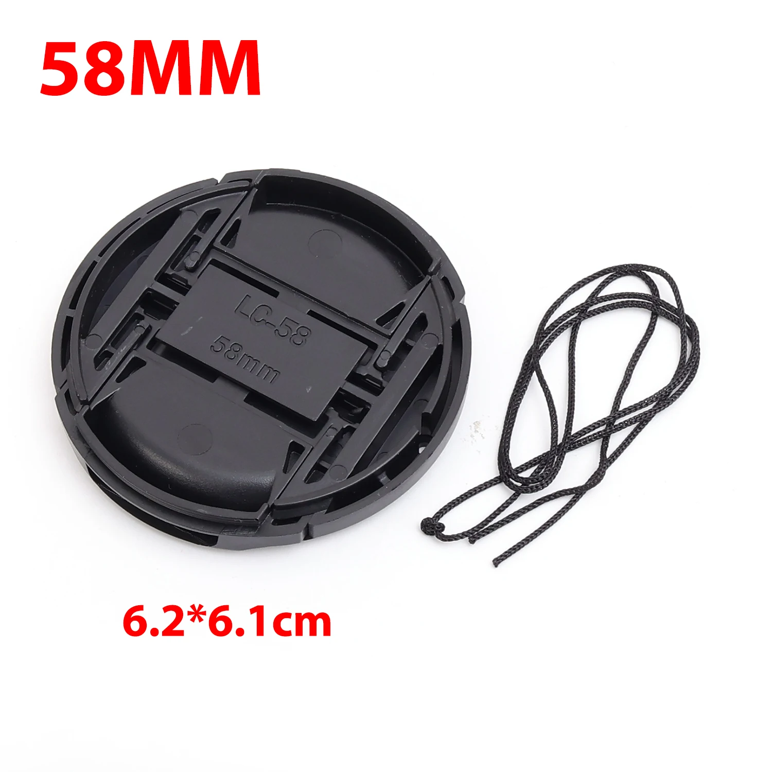 Universal DSLR Camera Lens Protection Cover - Front Lens Cap Protector