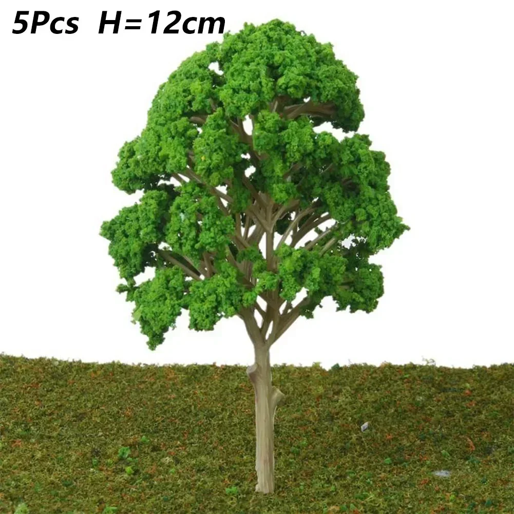 5Pcs Trees Model Trees Micro Landscape DIY HO OO Scale Decor Scale Architectural Model Train Layout Tree Building DIY Toys