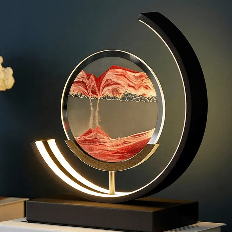 Trending Products s Creative Design Sands Of Time Lamp Remote Control Dimmable