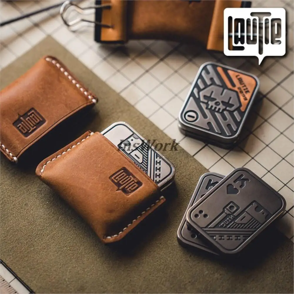Фото Кожаная кобура LAUTIE EDC для Shuffle V1 V2, сумка для хранения покера, игрушка для снятия стресса, ручная работа, портативная №2