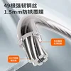 Retractable Clothesline 5M Anti-Sag Clothes Drying Laundry Line Indoor Space Saving Wall-mounted Invisible New 2