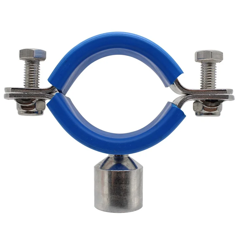 304StainlessSteelTubePipeClampBracketSupportClipWithM10