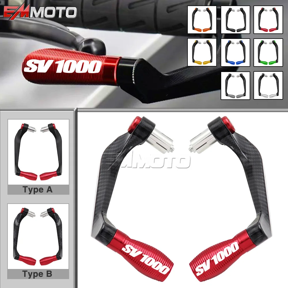 

For Suzuki SV1000 SV1000S SV 1000 Motorcycle Accessories CNC Aluminum 7/8" 22mm Handlebar Brake Clutch Levers Handle Bar Guard