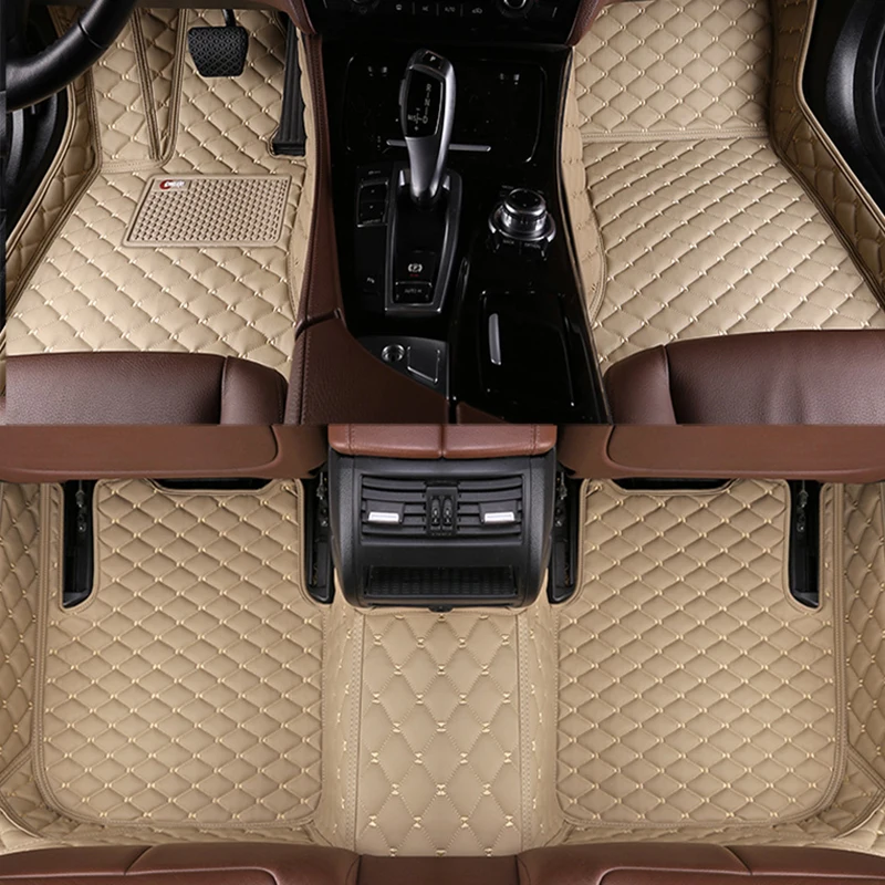 Car Floor Mats for BMW X5 E70 2006-2013 Car Accessories Interior Details Carpet Artificial Leather