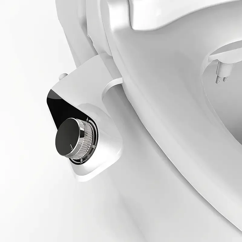 Description Picture 4 of itemNon-Electric Smart Bidet Hot Cold Warm Water Bidet for Toilet Seat Attachment Sprayer Ultra-thin Self Cleaning Cover Dual Nozzle