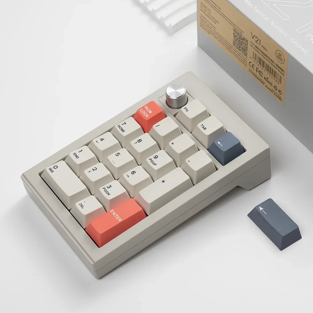 

Мини-клавиатура Cidoo V21, 21 клавиша, 3 режима, 2,4 ГГц/USB/Bluetooth