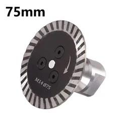 Mini Diamond Engraving Saw Blade - Premium Flange Cutting Disc for Granite, Marble, and Tile (75mm)